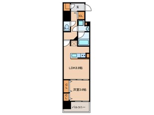 ア－バネックス同心Ⅱの物件間取画像